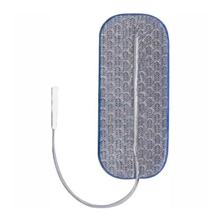 Fabrication Enterprises Dura-Stick Premium Electrodes, 1.5" x 3.5" Rectangle, Stainless Steel Mesh, Blue Gel, 40/Case 04-2177-10
